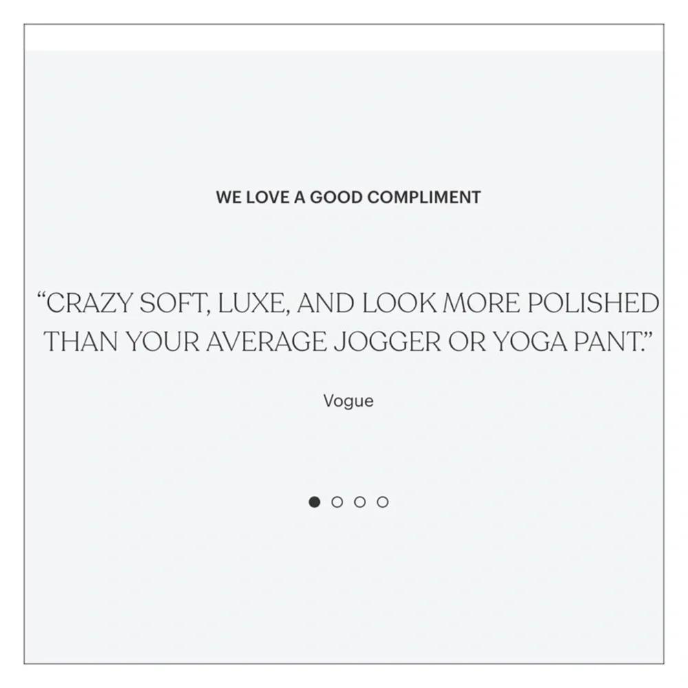 Lunya Cozy Cotton Silk Relaxed Ankle Immersed Black NWT - Picture 4 of 6